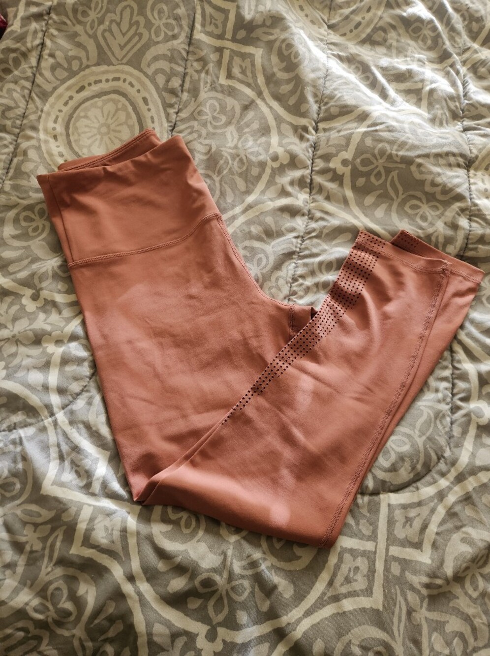 ZYIA Rust Coral Performance Leggings